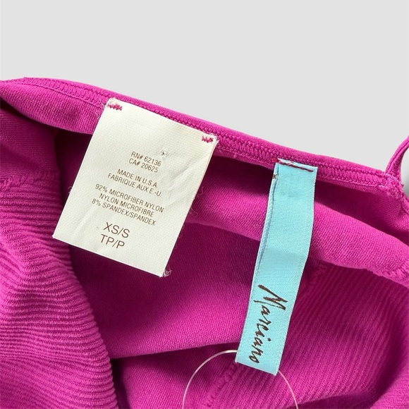 2000s Made in USA Marciano Magenta Ruched Camisole - XX-Small - Picture 5 of 5